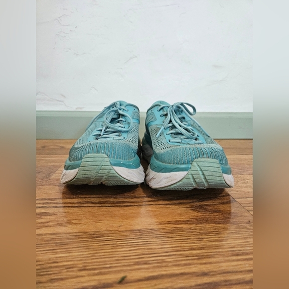 HOKA ONE ONE Bondi 7 Blue Running Sneakers - Picture 2 of 10